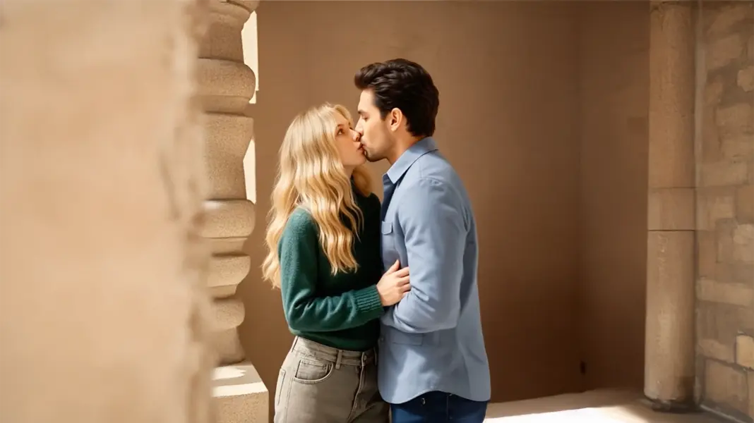 Fall Love Kiss
