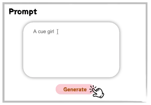 2.Click to create stickers
