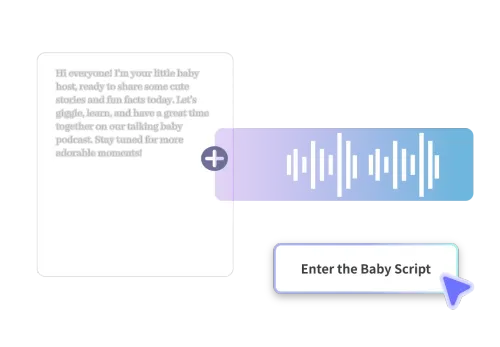 2. Enter Text for Your Baby’s Script