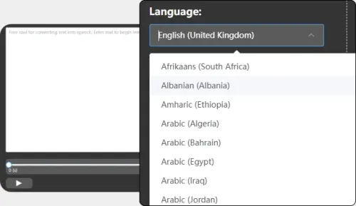Supports any language