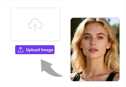 Step 1: Upload the source image containing the face.