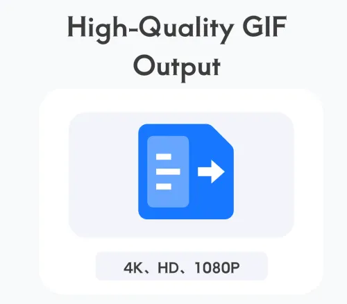 High-Quality GIF Output
