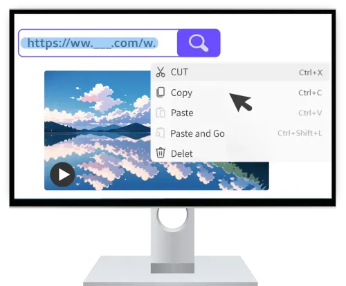 Copy the Video URL