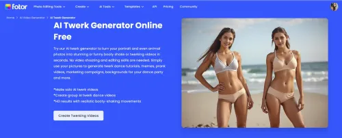 Fotor - Twerk AI with Creative Filters