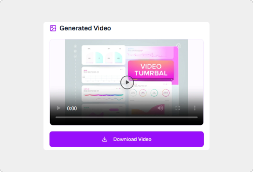 Step 3: Generate your AI video
